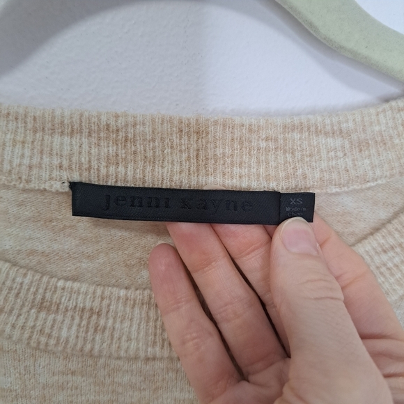 Jenni Kayne Marina pullover oatmeal XS NWOT - Picture 7 of 9